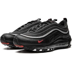 Sold!
Nike Air Max 97 GS Black Chile Red White Sneakers 921522-028 5Y Women's 6